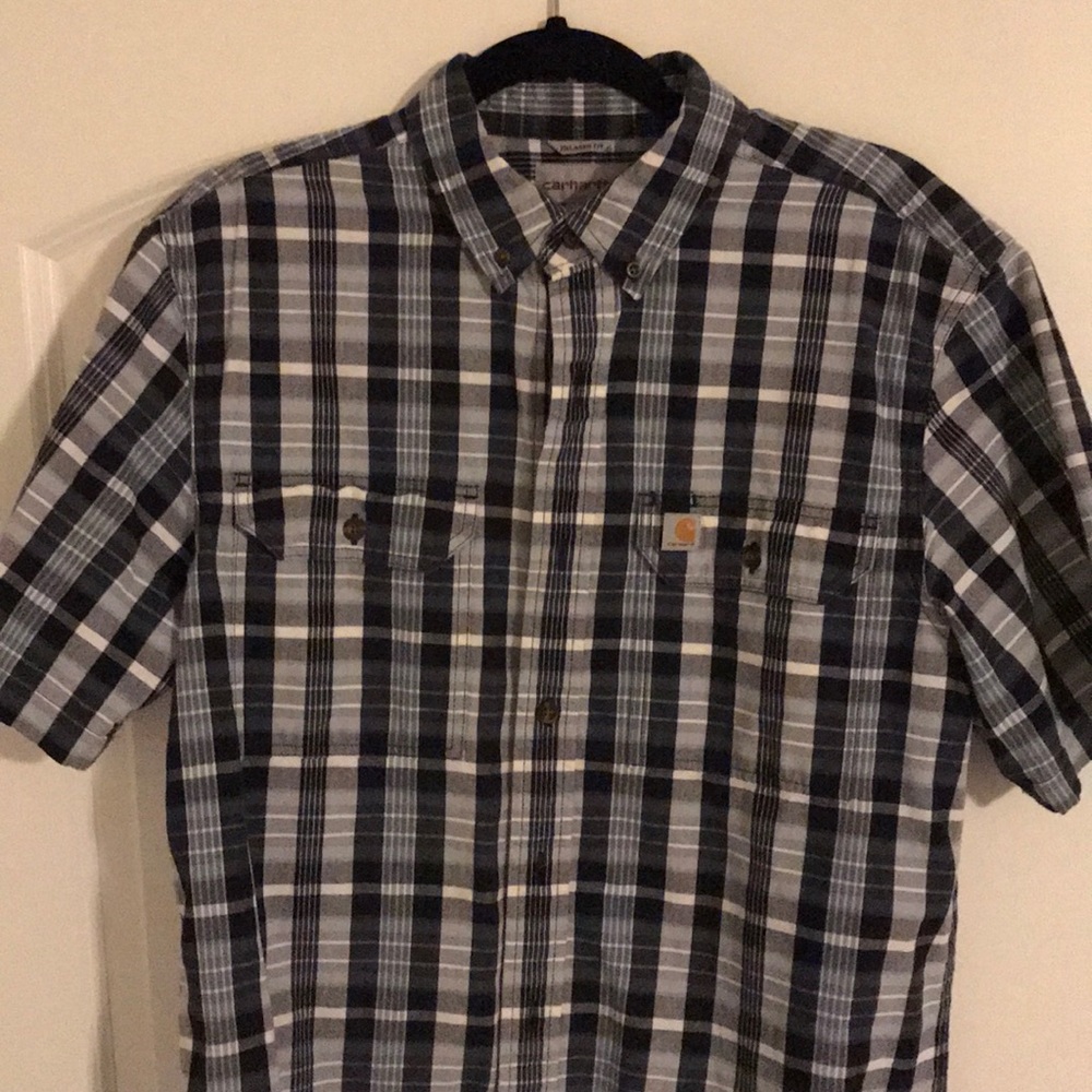 Short sleeve button up Carhartt shirt